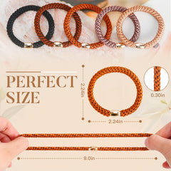 FORENEE daily-use hair ties for thick hair endure workouts.