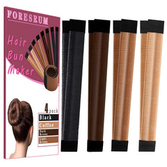 FORESRUM donut bun maker compact for quick, salon-ready buns at home.