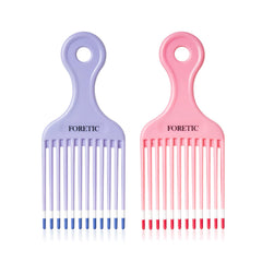 Foretic Smooth Hair Pick Comb for curly hair, gentle detangling and shaping