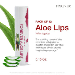 Aloe Lips application twist enables easy, mess-free lip balm application.