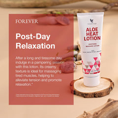 Forever Living Aloe Heat Lotion: fórmula apta para veganos y vegetarianos.