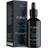 Forge Skin Night Serum bottle for men delivers hydration and anti aging benefits.