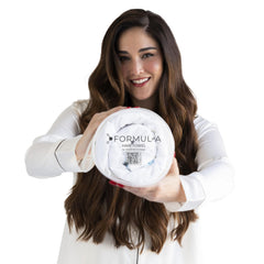 FORMUL-A microfiber hair towel wrap overview highlights fast drying and anti-frizz performance.