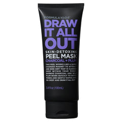 FORMULA 10.0.6 Draw It All Out charcoal mask bottle for easy at-home pore detox.