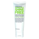 Formula 10.0.6 Seriously Shine-Free Matte Moisturizer bottle with shine-control finish.