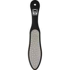 ForPro Black Bear stainless steel pedicure file with double-sided design for efficient callus removal