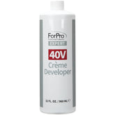 ForPro Expert 40V creme developer bottle for precise mixing and professional results.