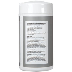 Skin application with ForPro Expert wipe demonstrates gentle cleanup of color stains