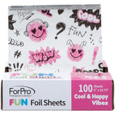 ForPro FUN foil sheets in pop-up dispenser for quick, clean access.