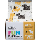 ForPro Fun foil sheets pre-cut for fast color application and precise foil placement.