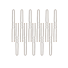 ForPro horquillas para cabello marrón con punta bola para mayor comodidad