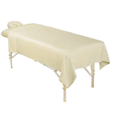 ForPro massage fitted sheet 36x77-7h natural, ensures a snug fit for standard tables.