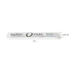 ForPro O-Files double-sided nail file with 100/180 grit for versatile shaping.