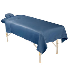 Close-up of ForPro Ocean Blue microfiber texture highlighting softness