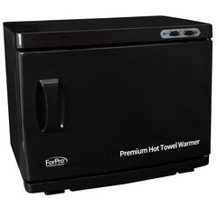 ForPro Premium Hot Towel Warmer side view highlighting dual racks