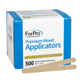 ForPro Premium Wood Applicators medium size ready for smooth waxing application