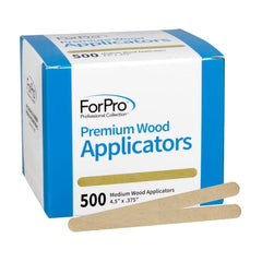 ForPro Premium Wood Applicators medium size ready for smooth waxing application