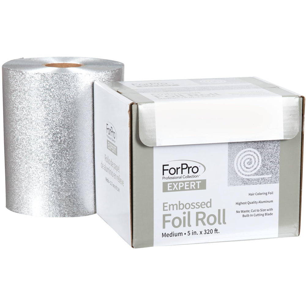 ForPro embossed foil roll 320ft for precise color applications and highlights.