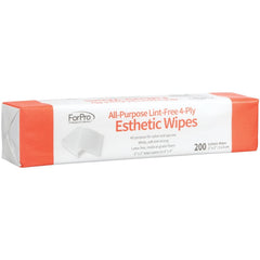 ForPro Professional Collection 2x2 inch wipes unfold to 4x4 for versatile spa use.