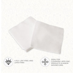 Salon and spa ready latex-free wipes for sensitive skin