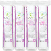 ForPro Pure & Natural stitched cotton rounds for face, ultra-soft and lint-free.