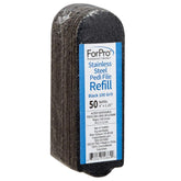 ForPro stainless steel Pedi File refill with 100-grit surface for smoothing dry heels