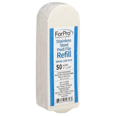 ForPro stainless steel Pedi File refill with 180-grit sandpaper for smoothing dry heels