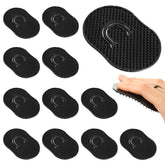 FOVKO 12-pack pocket comb with soft teeth for on-the-go grooming.