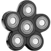 FOXSONIC universal 6-blade heads offer broad compatibility for mainstream shavers