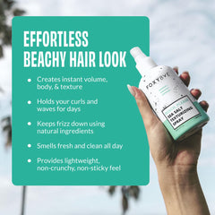 FoxyBae spray de sal marina en cabello — crea ondas fáciles