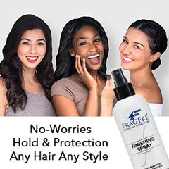FRAGFRE Hair Finishing Spray piel-sensible sin irritantes para uso diario.