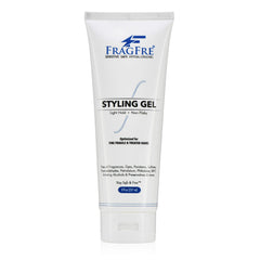 FRAGFRE Light Hold Gel sin fragancia, empaque compacto para uso diario.