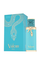 Fragrance World French Avenue Vulcan Feu EDP bottle front shows unisex appeal.