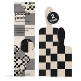 FRAMAR checkered balayage board in cream aids precise color placement for highlights.