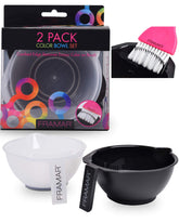 Framar color bowl set 2-pack for precise mixing at salon or home
