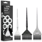 FRAMAR glitter color brush extra wide for efficient root touch-ups in salons