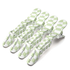 Pinzas FRAMAR cocodrilo con diseño cuadros, ideal para secciones firmes