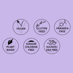 Framesi Color Lover label detail highlighting vegan and color-retention features.