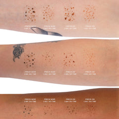 Freck Beauty Original Freckle Pen XL deep swatch shows cooler tone for deep complexions
