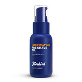 Freebird pre shave oil sandalwood bottle for smoother shaves and scalp care