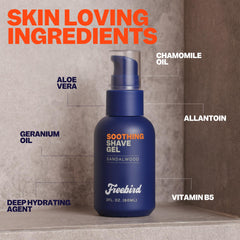 Freebird Shave Gel clear texture close-up for precise visibility