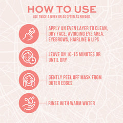 Freeman Exotic Blends Pink Clay Mask suitable for all skin types including oily and dry.