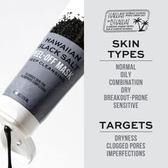 Freeman Exotic Blends mask application layer ready for detoxifying peel-off.