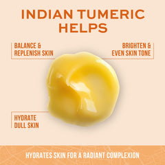 Freeman Exotic Blends Indian Turmeric Gel Cream Mask tube front for easy application