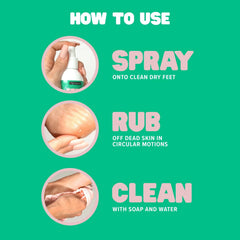 Soft feet after Freeman Flirty Feet peel with smooth skin result