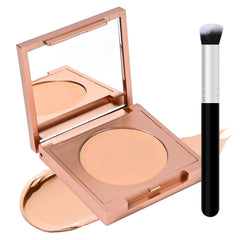 FREEORR iluminador de ojeras con pincel para un aspecto más fresco durante el día.
