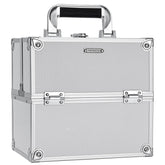 FRENESSA Makeup Train Case front view highlights compact, portable organization.