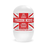 Fresh Kidz Roll-On Deodorant for Boys Red bottle with long-lasting protection.