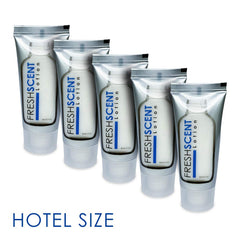 Freshscent hotel bulk pack in sturdy cardboard case for restocking.