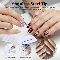 FRICHOM wax tips replacement pack for easy rhinestone pickup